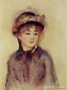 Buste d'une femme portant un chapeau Buste d'une femme portant un chapeau