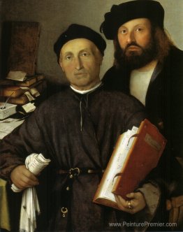 Portrait de Giovanni Agostino della Torre et de son fils Niccolò Portrait de Giovanni Agostino della Torre et de son fils Niccolò