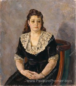 Portrait de l'artiste V. G. Dulova Portrait de l'artiste V. G. Dulova
