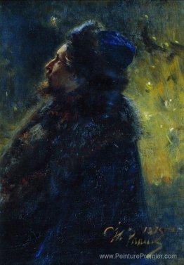 Portrait du peintre Viktor Mikhailovich Vasnetsov. Étude pour l' Portrait du peintre Viktor Mikhailovich Vasnetsov. Étude pour l'
