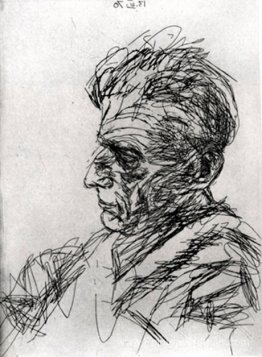 Samuel Beckett dans le profil Samuel Beckett dans le profil