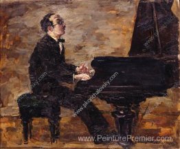 Portrait d'un pianiste et chef d'orchestre italien Carlo Tsekki Portrait d'un pianiste et chef d'orchestre italien Carlo Tsekki