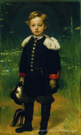Portrait de Sergei Kramskoy, fils de l'artiste Portrait de Sergei Kramskoy, fils de l'artiste