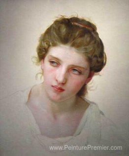 Étude à la tête de la blonde du visage féminin Étude à la tête de la blonde du visage féminin