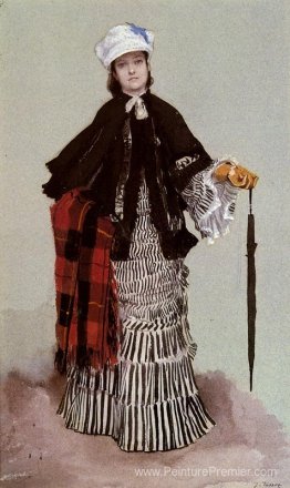 Une dame en noir et blanc Une dame en noir et blanc