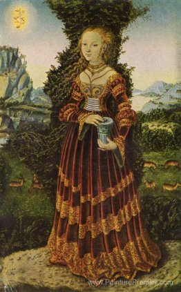 Portrait d'une noble saxonne comme Mary Magdalene Portrait d'une noble saxonne comme Mary Magdalene