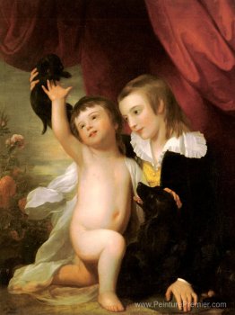 Portrait de Raphael West et Benjamin West Jr. Portrait de Raphael West et Benjamin West Jr.