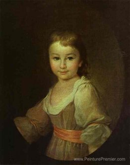 Portrait de la comtesse Praskovya Vorontsova comme un enfant Portrait de la comtesse Praskovya Vorontsova comme un enfant