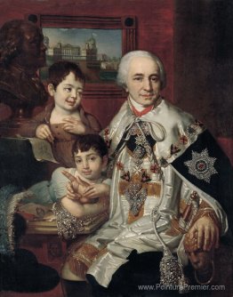 Portrait du comte G.G. Kushelev Portrait du comte G.G. Kushelev