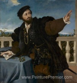 Un noble sur un balcon Un noble sur un balcon