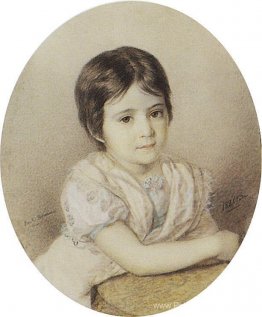 Portrait de Maria Kikina comme un enfant Portrait de Maria Kikina comme un enfant