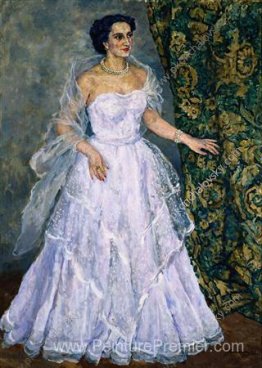 Portrait de la chanteuse Zara Alexandrovna Dolukhanova Portrait de la chanteuse Zara Alexandrovna Dolukhanova
