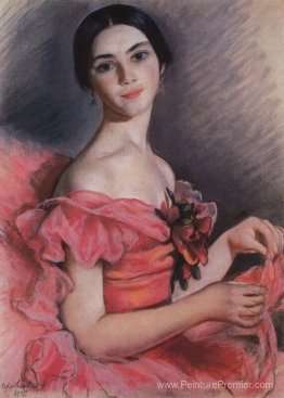 Portrait de Yekaterina Heidenreich en rouge Portrait de Yekaterina Heidenreich en rouge