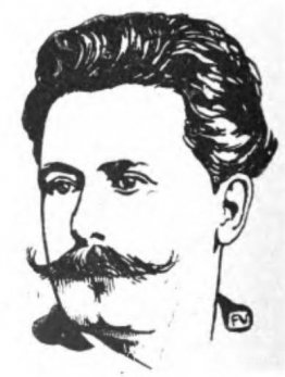 Portrait de l'écrivain français René Ghil Portrait de l'écrivain français René Ghil