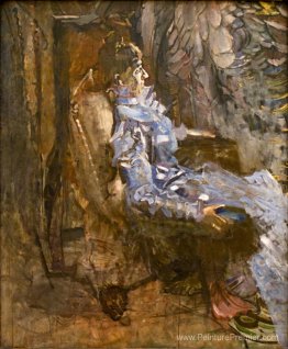Une dame en lilas (portrait de Nadezhda Zabela) Une dame en lilas (portrait de Nadezhda Zabela)