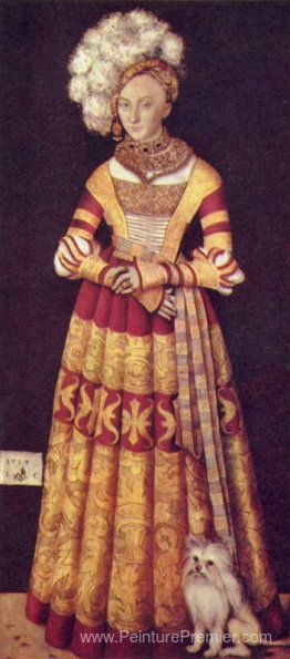 Portrait de la duchesse Katharina von Mecklenburg Portrait de la duchesse Katharina von Mecklenburg