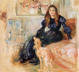 Julie Manet et ses lévriers Laerte Julie Manet et ses lévriers Laerte