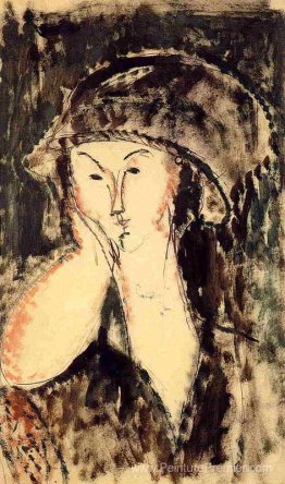 Beatrice Hastings se penchant sur son coude Beatrice Hastings se penchant sur son coude