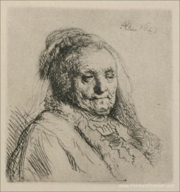 Buste d'une vieille femme, la mère de Rembrandt Buste d'une vieille femme, la mère de Rembrandt