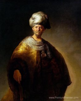 Figure de la longueur du genou d'un homme dans une robe oriental Figure de la longueur du genou d'un homme dans une robe oriental
