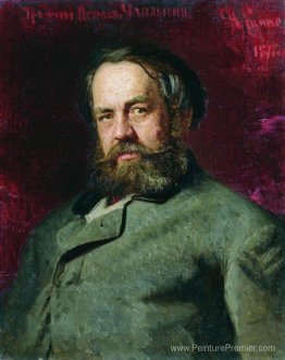 Portrait de T.P. Chaplygin, un cousin d'Ilya Repin Portrait de T.P. Chaplygin, un cousin d'Ilya Repin
