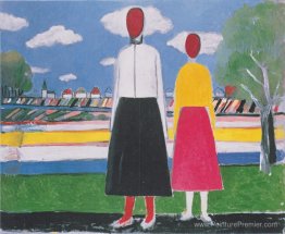Deux figures dans un paysage Deux figures dans un paysage