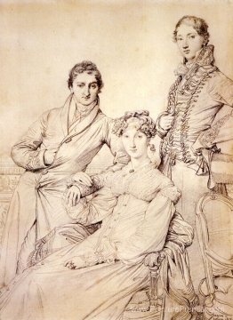 M. et Mme Woodhead avec le révérend Henry Comber comme un jeune M. et Mme Woodhead avec le révérend Henry Comber comme un jeune