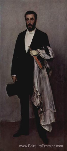 Arrangement en rose clair et noir: Portrait de Théodore Duret Arrangement en rose clair et noir: Portrait de Théodore Duret