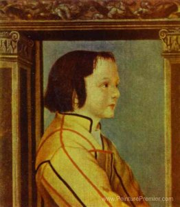 Portrait d'un garçon aux cheveux châtaigniers Portrait d'un garçon aux cheveux châtaigniers
