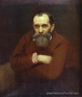 Portrait de l'artiste Vasily Perov Portrait de l'artiste Vasily Perov
