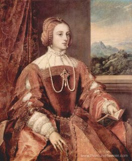 Portrait d'Isabella du Portugal, épouse de l'empereur saint-roma Portrait d'Isabella du Portugal, épouse de l'empereur saint-roma