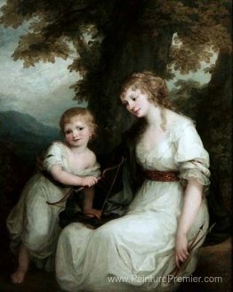 Juliane von Kriidener et son fils Paul Juliane von Kriidener et son fils Paul
