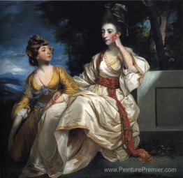 Mme Thrale et sa fille Hester (Queeney) Mme Thrale et sa fille Hester (Queeney)