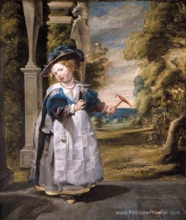 Portrait de la fille du peintre Anna Catharina Oil sur toile Portrait de la fille du peintre Anna Catharina Oil sur toile