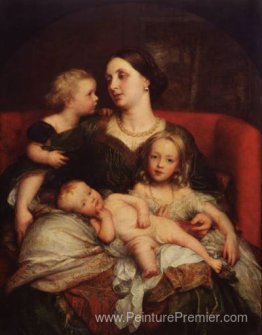 Mme George Augustus Frederick Cavendish Bentinck et ses enfants Mme George Augustus Frederick Cavendish Bentinck et ses enfants