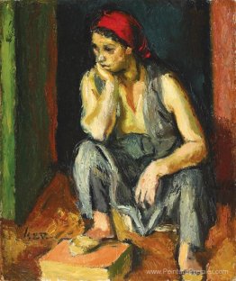 Odalisque avec écharpe rouge Odalisque avec écharpe rouge