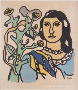 La femme et la fleur La femme et la fleur