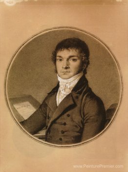Pierre Guillaume Cazeaux, demi-longueur, assis à un bureau Pierre Guillaume Cazeaux, demi-longueur, assis à un bureau