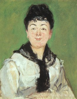 Portrait d'une dame avec une fichu noir Portrait d'une dame avec une fichu noir