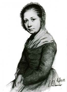 Portrait d'une fille une manche Portrait d'une fille une manche