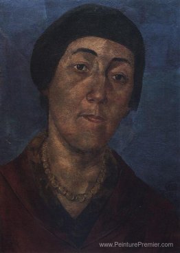 Portrait de M.F.Petrova-Vodkina, la femme de l'artiste Portrait de M.F.Petrova-Vodkina, la femme de l'artiste