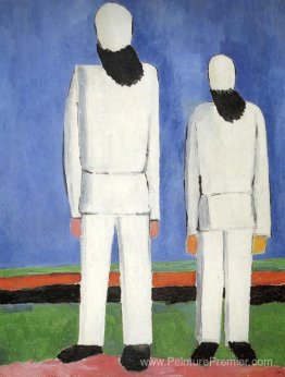 Deux figures masculines Deux figures masculines
