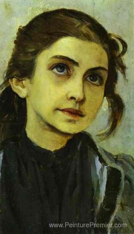 Portrait d'une fille (étude pour la jeunesse de St. Sergiy Radon Portrait d'une fille (étude pour la jeunesse de St. Sergiy Radon