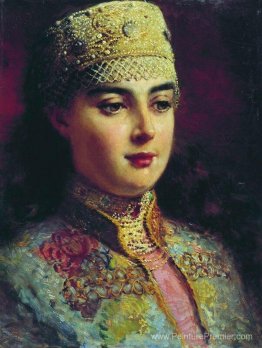 Boyaryshnya par la fenêtre Boyaryshnya par la fenêtre