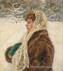 Portrait de Natalia Petrovna Konchalovskaya, fille de l'artiste. Portrait de Natalia Petrovna Konchalovskaya, fille de l'artiste.