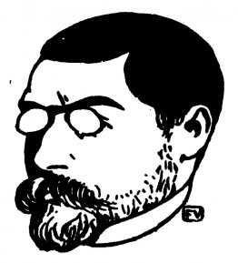 Portrait de l'écrivain français Louis Dumur Portrait de l'écrivain français Louis Dumur
