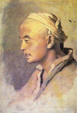Chef d'un Kirghiz. Esquisser Chef d'un Kirghiz. Esquisser
