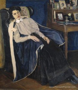 Portrait de O. M. Nesterova, la fille de l'artiste Portrait de O. M. Nesterova, la fille de l'artiste
