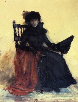Une dame en noir (alias le châle rouge) Une dame en noir (alias le châle rouge)