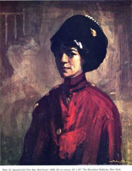 Fille espagnole (chapeau de fourrure, manteau rouge) Fille espagnole (chapeau de fourrure, manteau rouge)